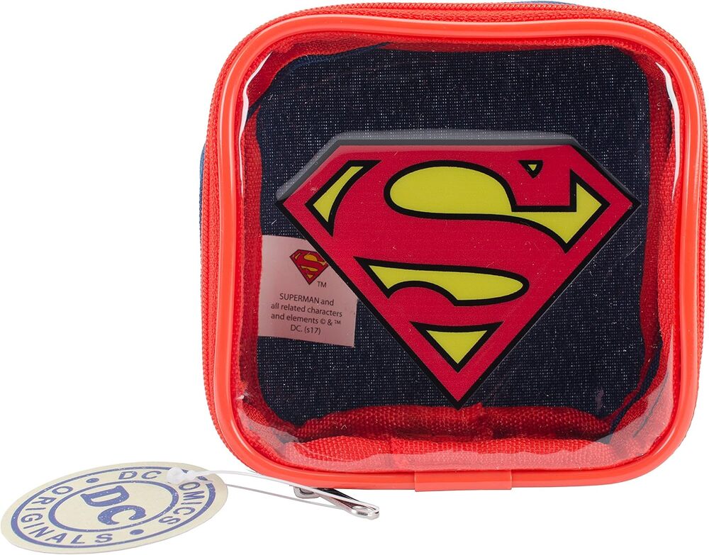 DC Comics: Superman - Square Zipper Pouch by Everything Mary